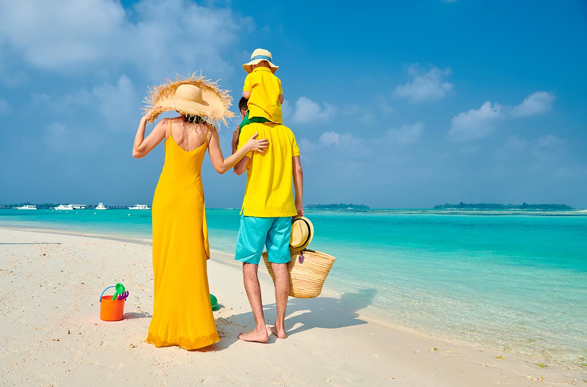 La plage, le soleil, les bananes… Le jaune apporte de la positivité comme les vacances !