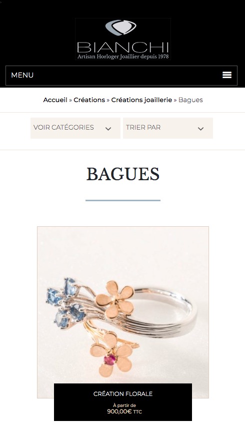 Le nouveau site en version responsive